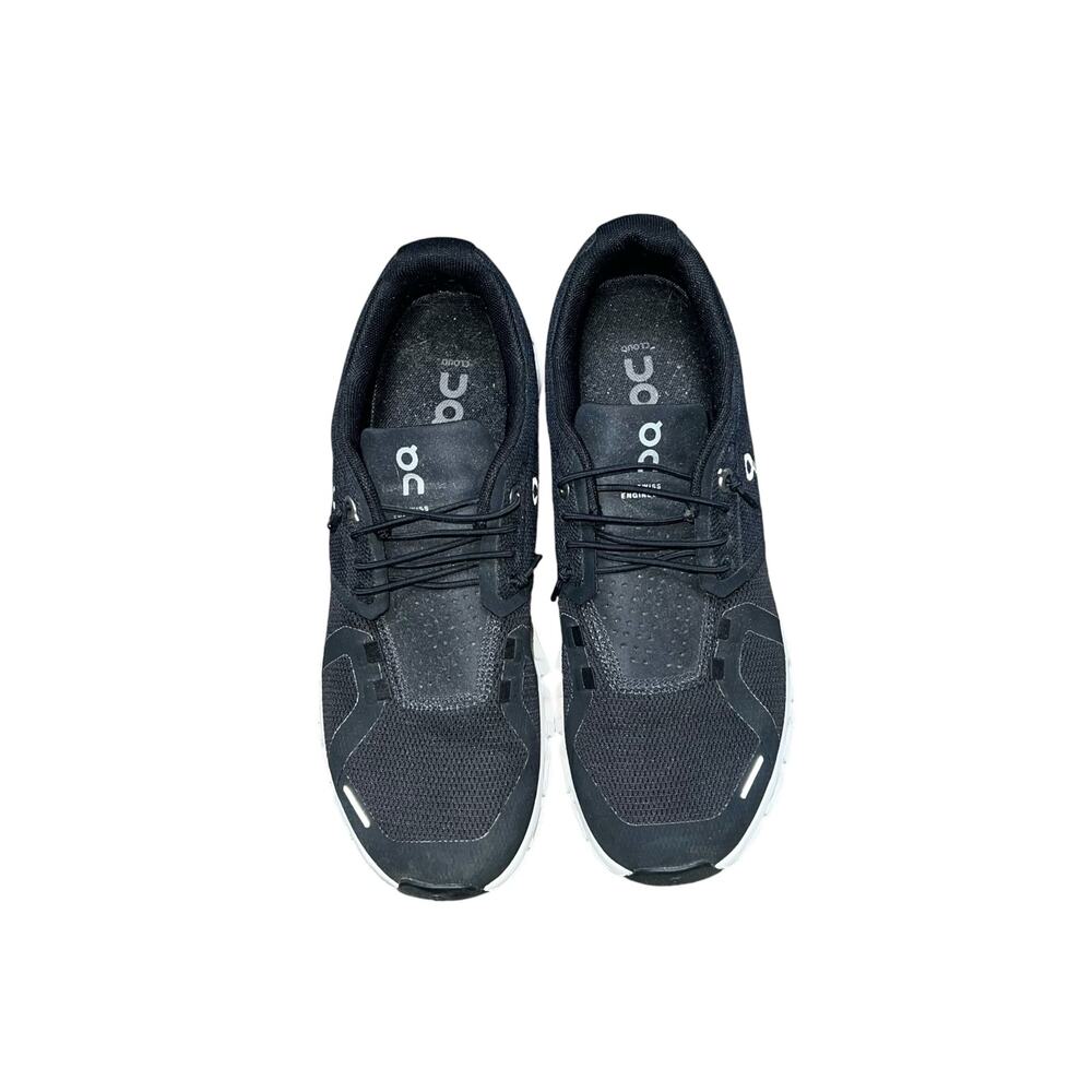 ON CLOUD Women's Black & White Speed Lacing Athletic Sneaker Size 8.5 - Picture 2 of 6